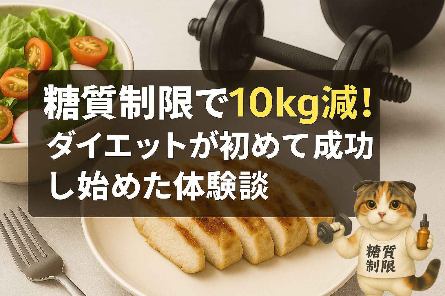 糖質制限ダイエットの成功体験